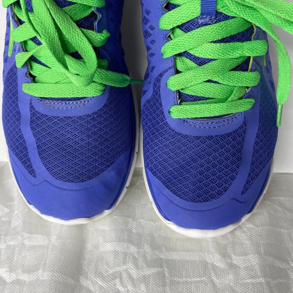 Women's Avia Burst Blue Green Low Top Lace Up Running Shoes WMAI1400001 Size 10 - Picture 5 of 9